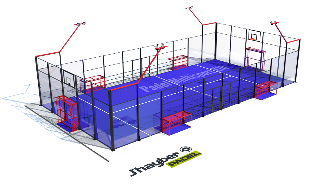 Multisport court by Swiss Padel On Fire