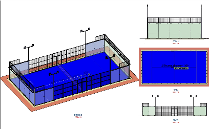3D visualization for sports facility planning